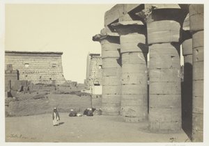 View at Luxor by Francis Frith