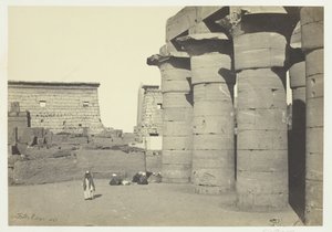 View at Luxor, 1857 by Francis Frith