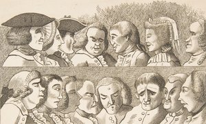 Plate IV, from Rules for Drawing Caricaturas