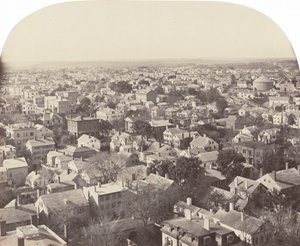 Looking Northwest from Westminster Street, Providence by Francis Hacker