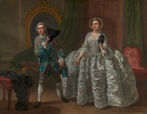 David Garrick and Mrs. Pritchard in Benjamin Hoadley