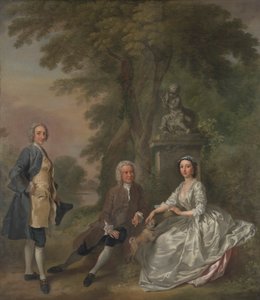 Jonathan Tyers, with His Daughter Elizabeth, and Her Husband John Wood
