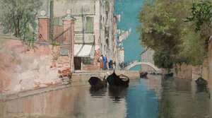 On the Way to the Public Garden by Francis Hopkinson Smith
