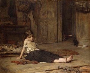 Faces in the Fire by Francis Montague Holl