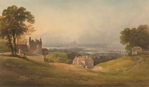 London from Blackheath by Francis Nicholson