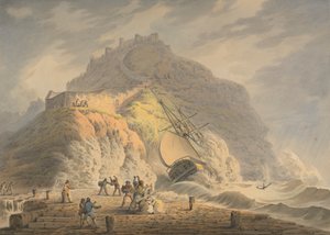 Scarborough: Shipwreck at the Foot of the Castle Cliff