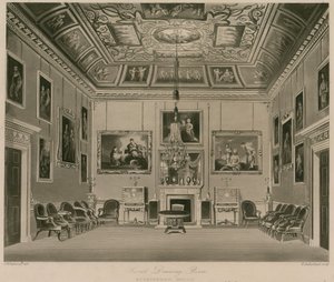 Second Drawing Room, Buckingham House by Francis Phillip Stephanoff