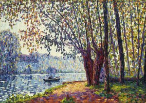 Sunny Morning on the Banks of the Loing by Francis Picabia