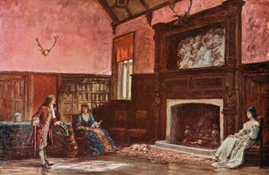 The Hall at Stoke Poges Manor by Francis S. Walker