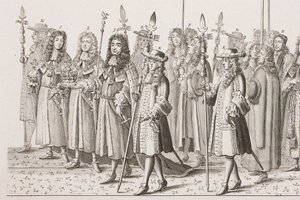 James II coronation procession by Francis Sandford