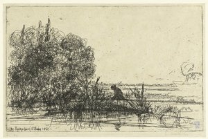 Twickenham on the Thames by Francis Seymour Haden (Sir) (signed by artist)