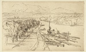 The Amstel by Francis Seymour Haden (Sir)