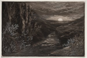 A Moorland Stream by Francis Seymour Haden