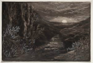 A Moorland Stream by Francis Seymour Haden