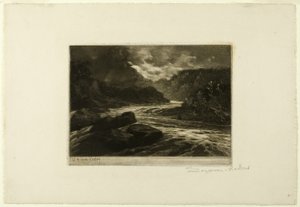 A Salmon River, No. II by Francis Seymour Haden