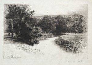 A Sunset in Ireland, 1863 by Francis Seymour Haden
