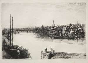 Battersea Reach by Francis Seymour Haden