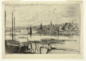 Battersea Reach by Francis Seymour Haden