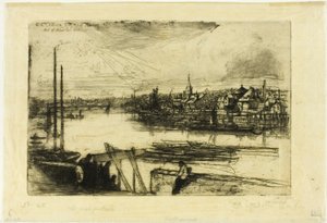 Battersea Reach by Francis Seymour Haden