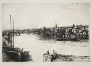 Battersea Reach by Francis Seymour Haden