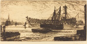 Breaking Up of the Agamemnon by Francis Seymour Haden