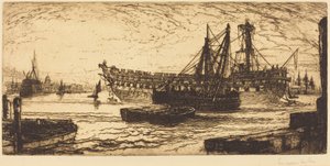 Breaking Up of the Agamemnon by Francis Seymour Haden
