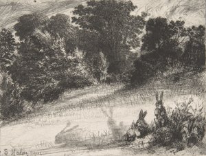 Combe Bottom, 1860 by Francis Seymour Haden