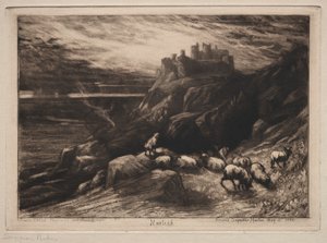 Harlech, 1880 by Francis Seymour Haden