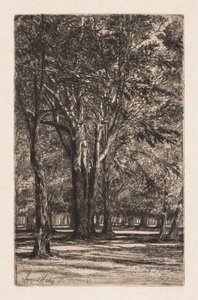 Kensington Gardens, No. 2 (The Larger Plate) by Francis Seymour Haden