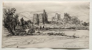 Kidwelly Castle by Francis Seymour Haden