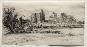Kidwelly Castle by Francis Seymour Haden