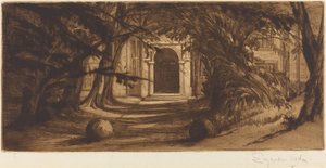 Mytton Hall by Francis Seymour Haden