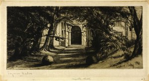 Mytton Hall by Francis Seymour Haden