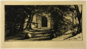 Mytton Hall by Francis Seymour Haden