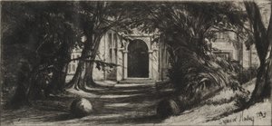 Mytton Hall by Francis Seymour Haden