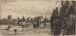 Old Chelsea by Francis Seymour Haden