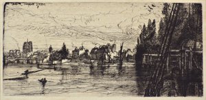 Old Chelsea Church by Francis Seymour Haden