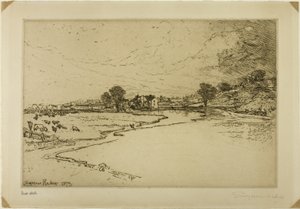 Sawley Abbey by Francis Seymour Haden