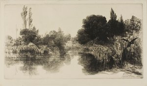Shere Mill Pond, No. II by Francis Seymour Haden