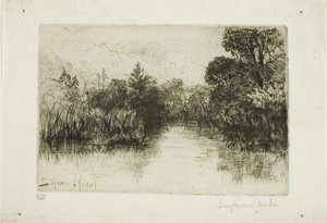 Shere Mill Pond, No. I by Francis Seymour Haden