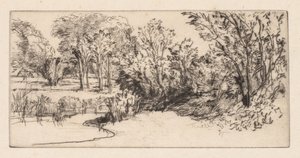 The Little Longparish, 1896 by Francis Seymour Haden