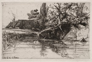 The Moat House by Francis Seymour Haden