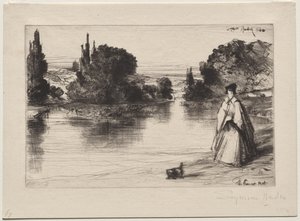 Towing Path by Francis Seymour Haden