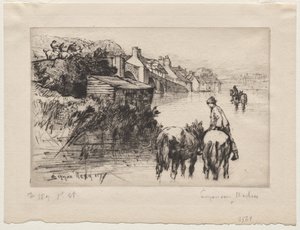 Wareham Bridge by Francis Seymour Haden