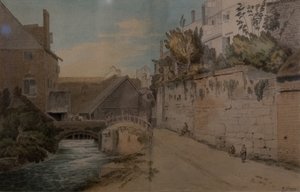 Exeter between the Quay Gate and West Gate. Outside the City Walls by Francis Towne