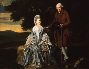 Portrait of a Couple in the Park by Francis Wheatley