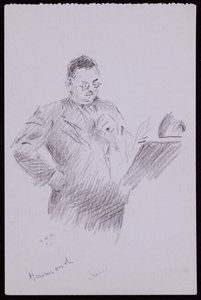Portrait of Aubrey Hammond by Francis Wilfred Lawson