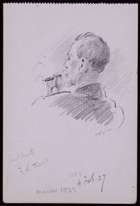 Portrait of Francis Troup by Francis Wilfred Lawson
