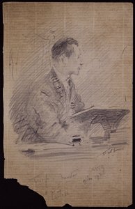 Portrait of Francis Troup by Francis Wilfred Lawson