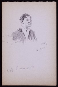 Portrait of HB Cresswell by Francis Wilfred Lawson